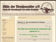 Tablet Screenshot of drachenreiter.de